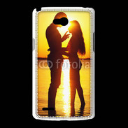 Coque LG L80 Couple sur la plage