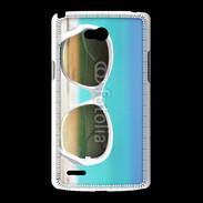 Coque LG L80 Lunette de soleil sur la plage