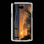 Coque LG L80 Couple romantique sur la plage