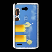 Coque LG L80 Jus d'orange sur la plage