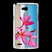 Coque LG L80 Fleurs à la plage