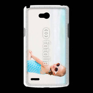 Coque LG L80 Petite fille à la plage