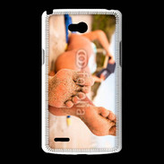 Coque LG L80 Pieds plage