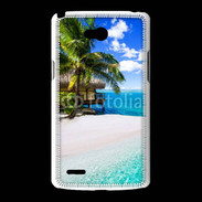 Coque LG L80 Petite île tropicale sur l'océan indien