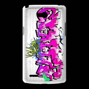 Coque LG L80 Graffiti wall background, urban art 1000