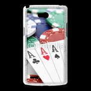 Coque LG L80 Passion du poker