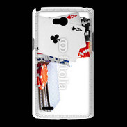 Coque LG L80 Paire d'as au poker 5