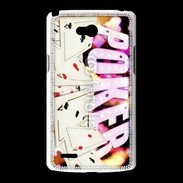 Coque LG L80 Poker and fire 1