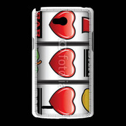 Coque LG L80 Triple coeur machine à sous