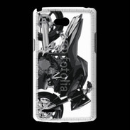 Coque LG L80 Tuning moto noire