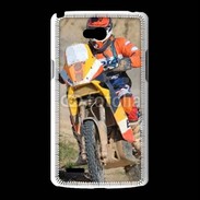Coque LG L80 Rallie Raid en moto