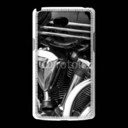 Coque LG L80 Moto et chrome