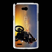 Coque LG L80 Motocross et soleil