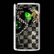 Coque LG L80 Femme sexy moto 4