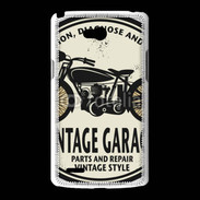 Coque LG L80 Moto vintage Garage