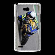 Coque LG L80 Moto sur circuit 600