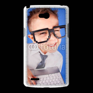 Coque LG L80 jeune Geek avec clavier