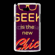 Coque LG L80 Geek is the new chic