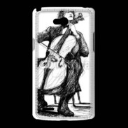 Coque LG L80 Violonceliste