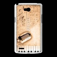 Coque LG L80 Dirty music background