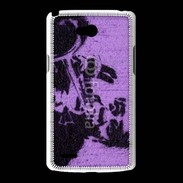 Coque LG L80 Trompettiste graffiti