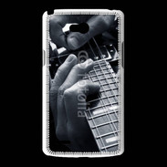 Coque LG L80 Musicien de blues à la guitare