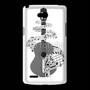 Coque LG L80 Guitare en dessin 90