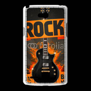 Coque LG L80 Festival de rock orange