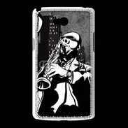 Coque LG L80 Saxophoniste en dessin 66