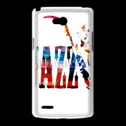 Coque LG L80 Jazz en dessin multicouleurs 50