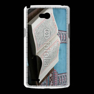 Coque LG L80 Livre du coran ouvert