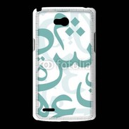 Coque LG L80 Paterne de lettres Arabes 110