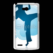 Coque LG L80 Karaté féminin