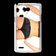 Coque LG L80 Football féminin