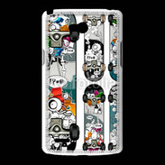 Coque LG L80 Skate graffiti