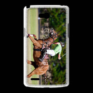 Coque LG L80 Joueur de polo