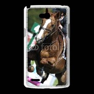 Coque LG L80 Saut d'obstacle Equitation