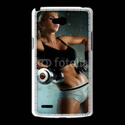 Coque LG L80 Musculation féminine