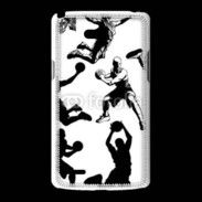 Coque LG L80 Silhouette de basketeur