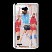 Coque LG L80 Joueuses de volleyball au filet 2