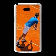 Coque LG L80 Match de tennis sur terre battue