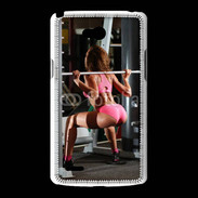 Coque LG L80 Musculation féminine 3