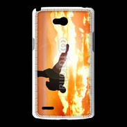 Coque LG L80 Illustration Karatéka 5