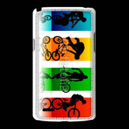 Coque LG L80 Figures en BMX 