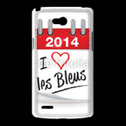 Coque LG L80 J'aime les bleus 2014