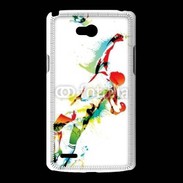 Coque LG L80 Gardien de football en couleurs 500