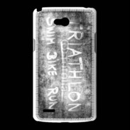 Coque LG L80 Triathlon en noir et blanc 25