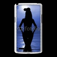 Coque LG L80 Silhouette de nuit dans l'eau