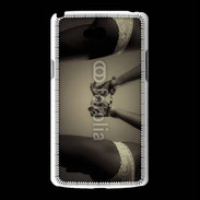 Coque LG L80 Femme et menottes