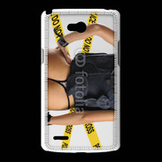 Coque LG L80 Enquête de police sexy